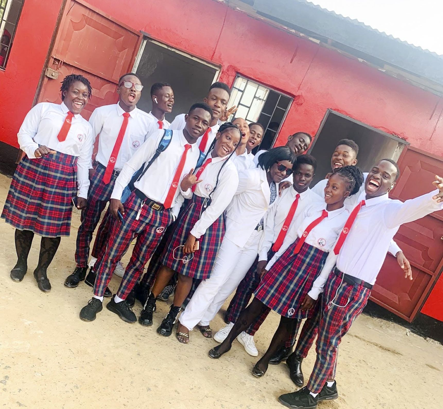 DAOKIA students smiling on campus